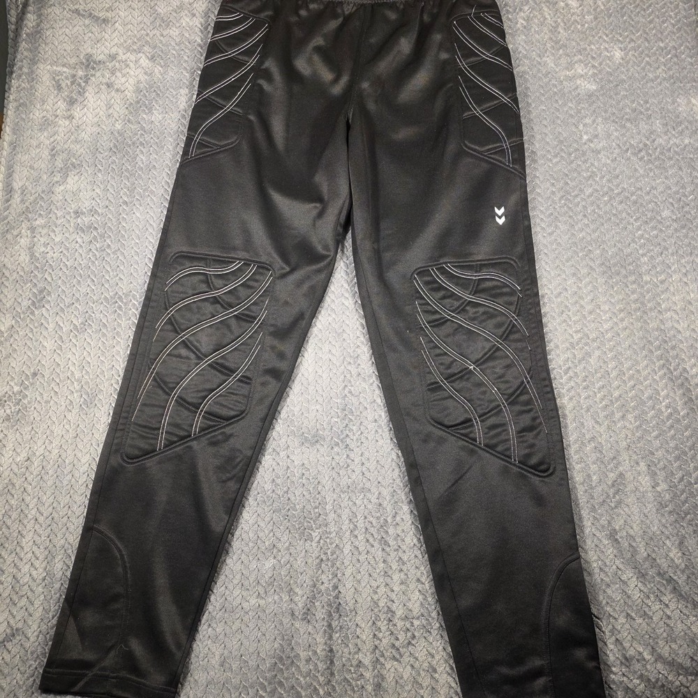 Hummel Men's‎ Goalkeeper Soccer Pants Padded Black XL Training Athletic